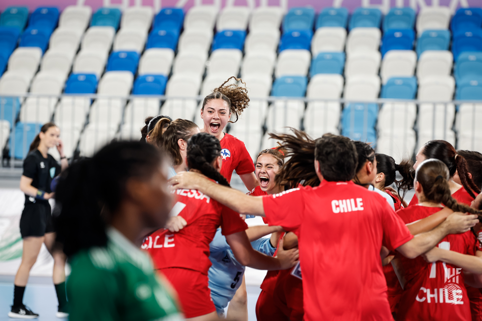 Chile team celebrating