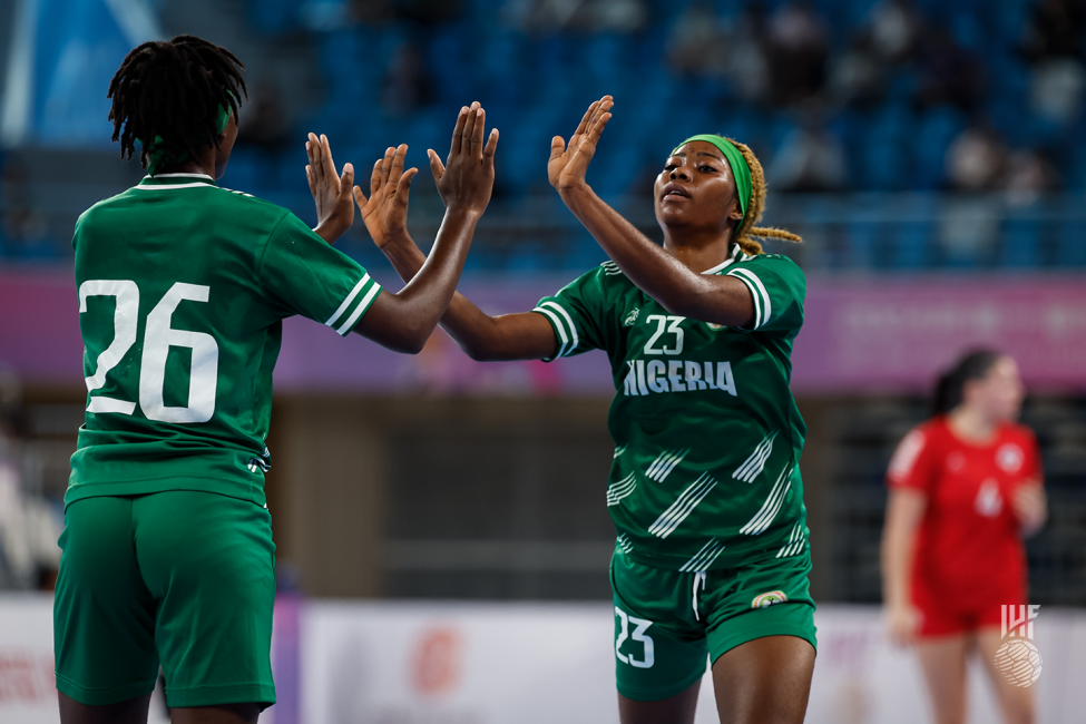 Nigeria players celebrating