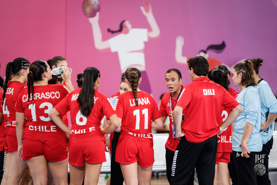 Chile team time out