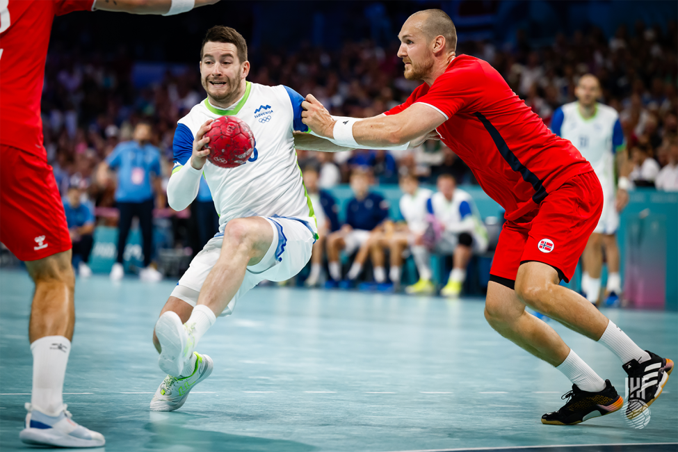 Paris 2024 men's handball Norway vs Slovenia