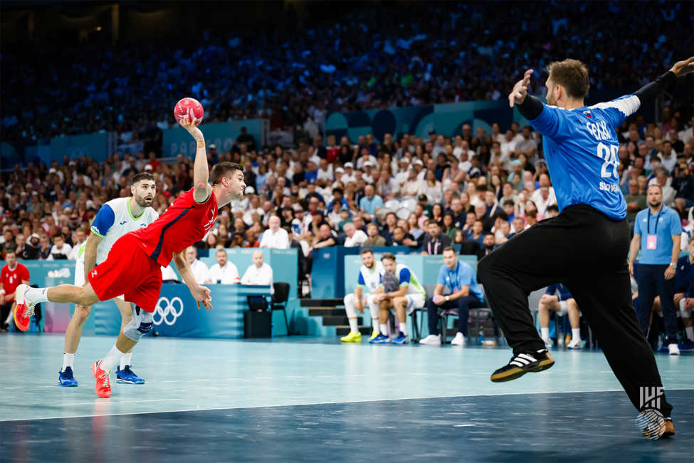 Paris 2024 men's handball Norway vs Slovenia