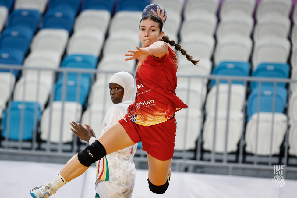 Romania player shooting