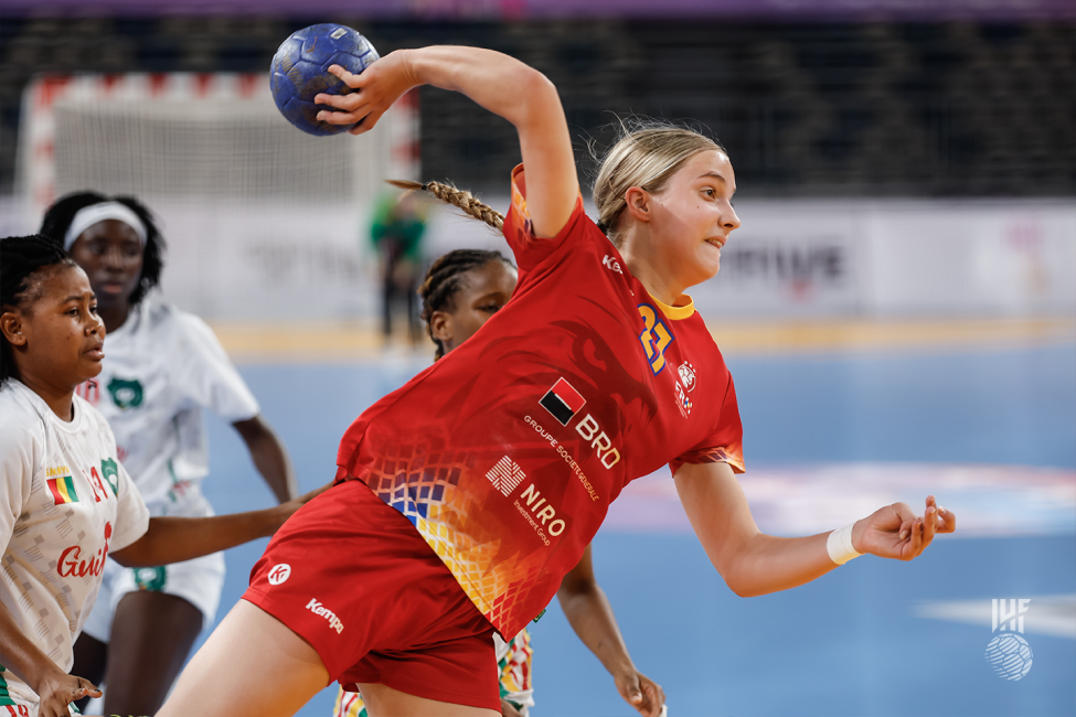 Romania player shooting
