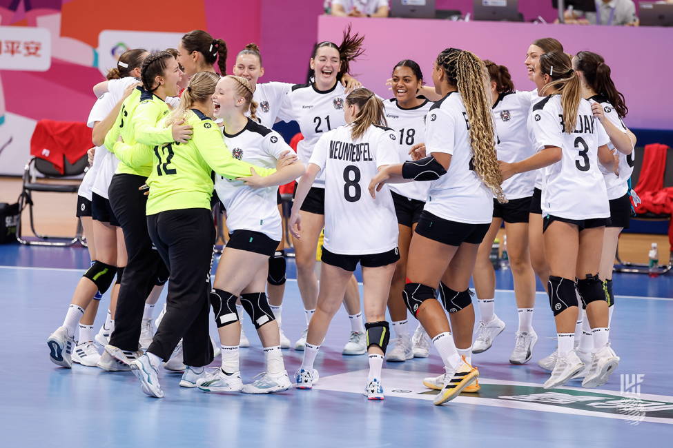 Austria team celebrating