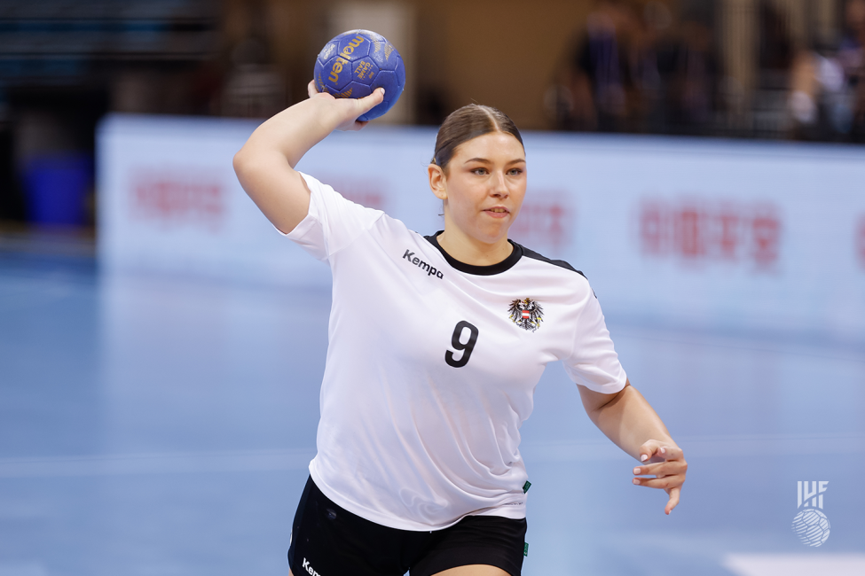 Austria player shooting
