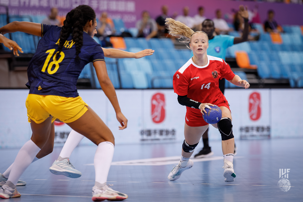 Austria player attacking