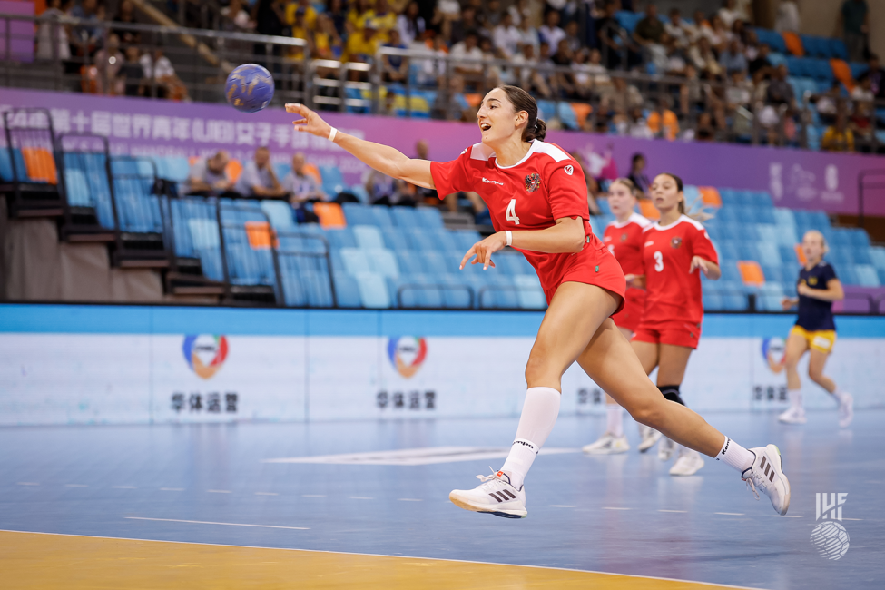 Austria player shooting