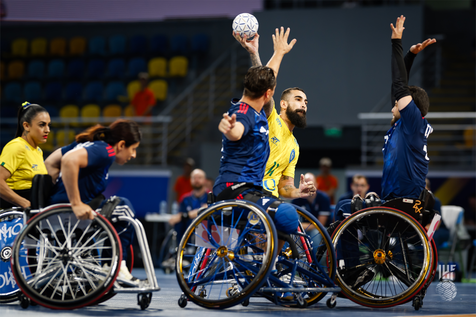 Brazil vs France wheelchair handball