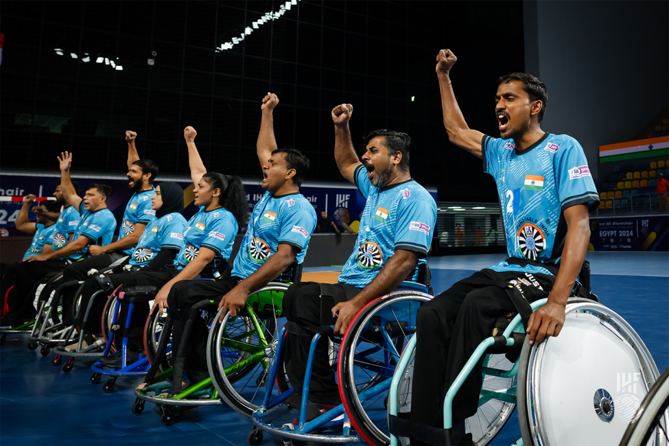 Brazil vs India wheelchair handball