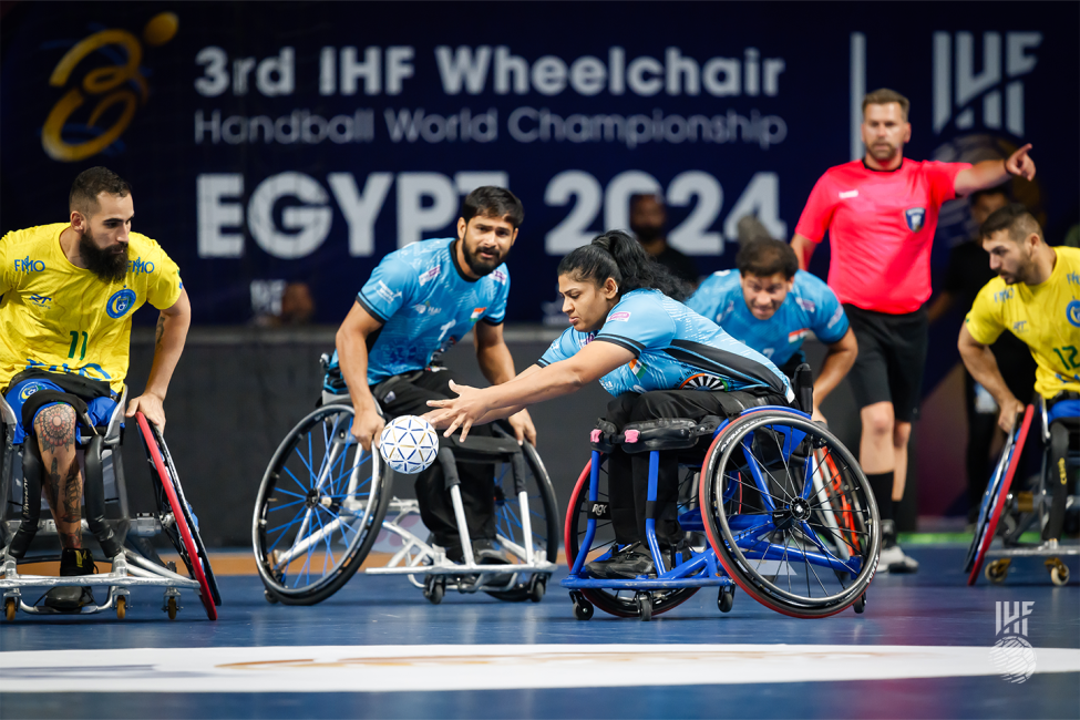 Brazil vs India wheelchair handball