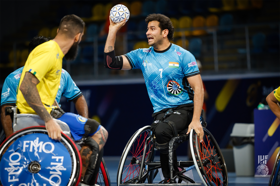 Brazil vs India wheelchair handball