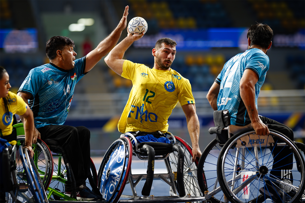 Brazil vs India wheelchair handball
