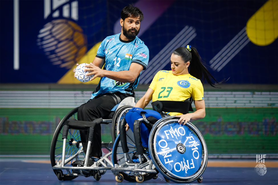 Brazil vs India wheelchair handball