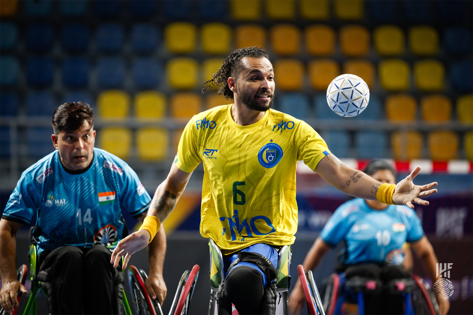 Brazil vs India wheelchair handball