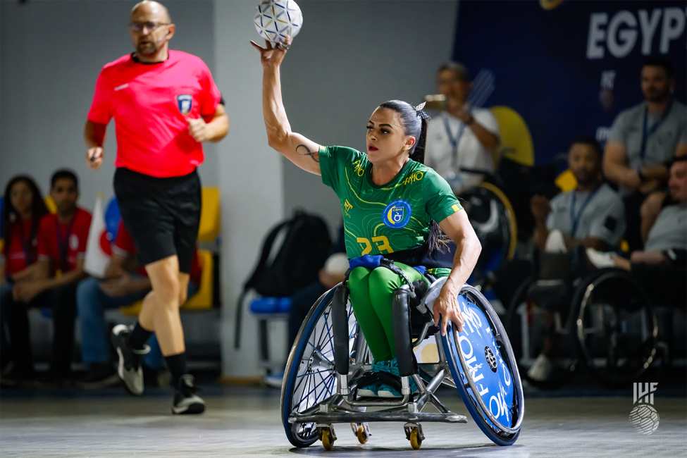 Brazil vs Japan wheelchair handball