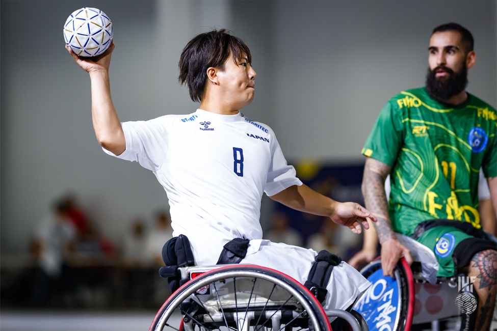 Brazil vs Japan wheelchair handball