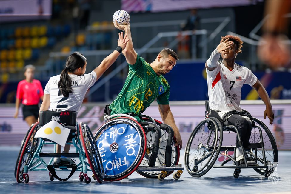 Brazil vs USA wheelchair handball