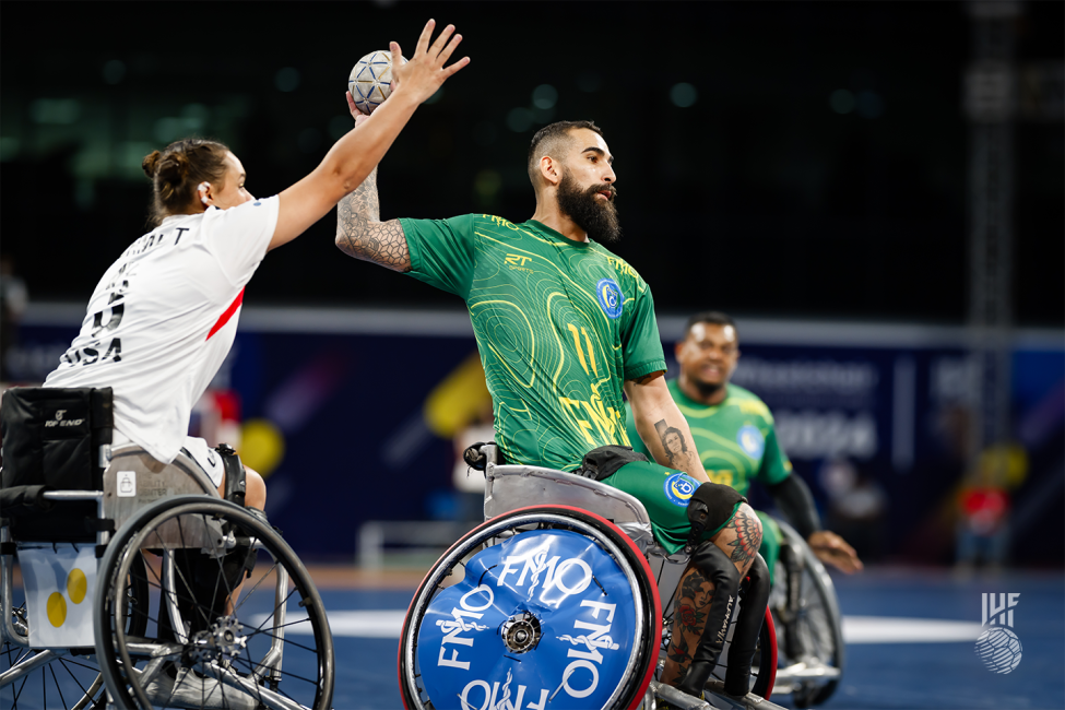 Brazil vs USA wheelchair handball