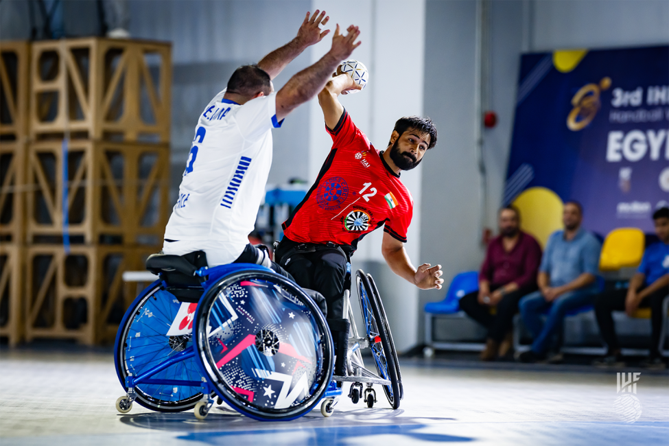 Chile vs India wheelchair handball