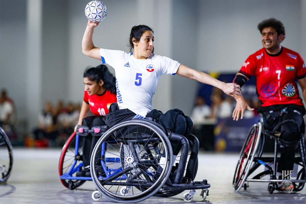 Chile vs India wheelchair handball