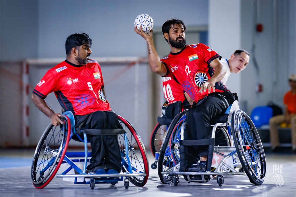 Chile vs India wheelchair handball