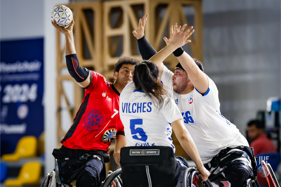 Chile vs India wheelchair handball