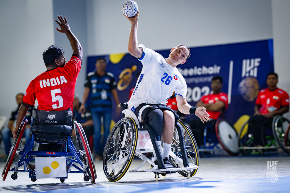 Chile vs India wheelchair handball