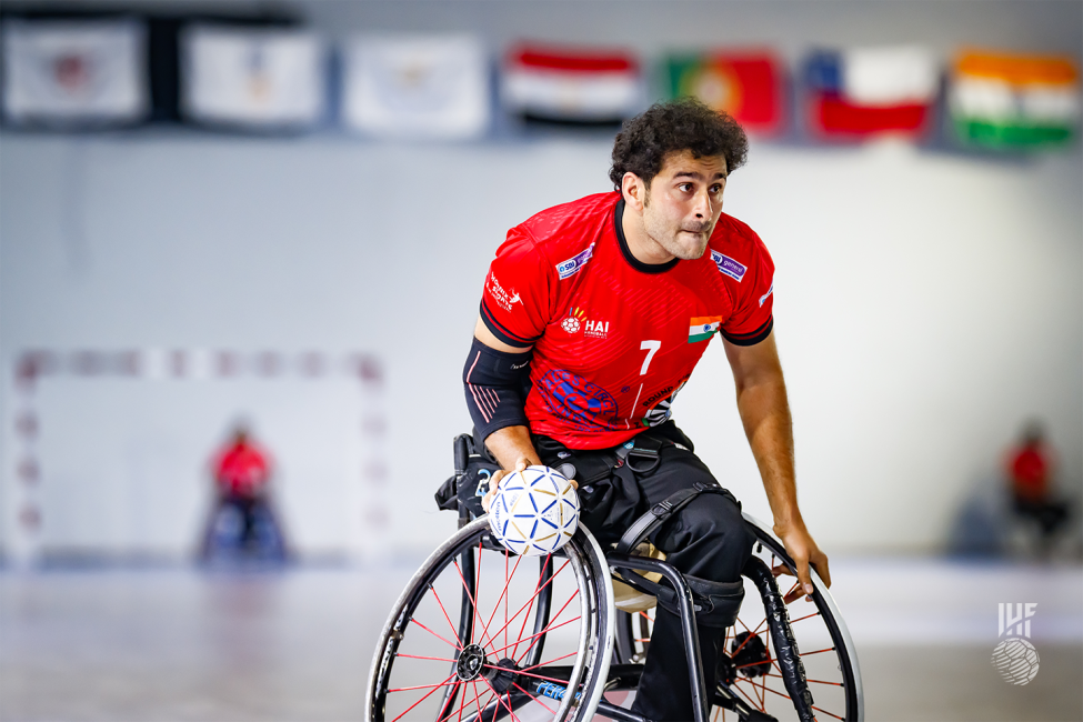 Chile vs India wheelchair handball