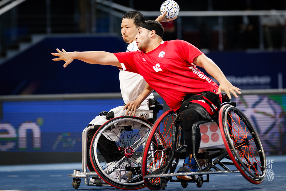 Chile vs Japan wheelchair handball