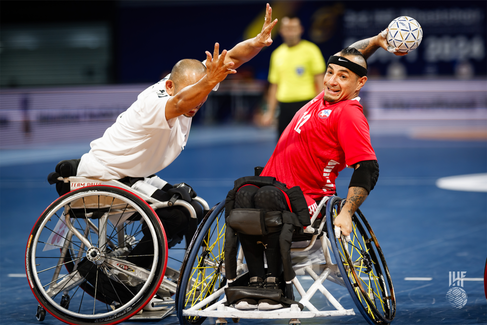 Chile vs Japan wheelchair handball