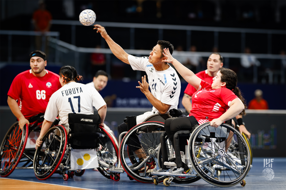 Chile vs Japan wheelchair handball