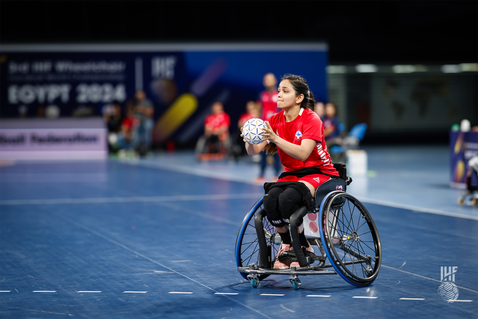 Chile vs Japan wheelchair handball
