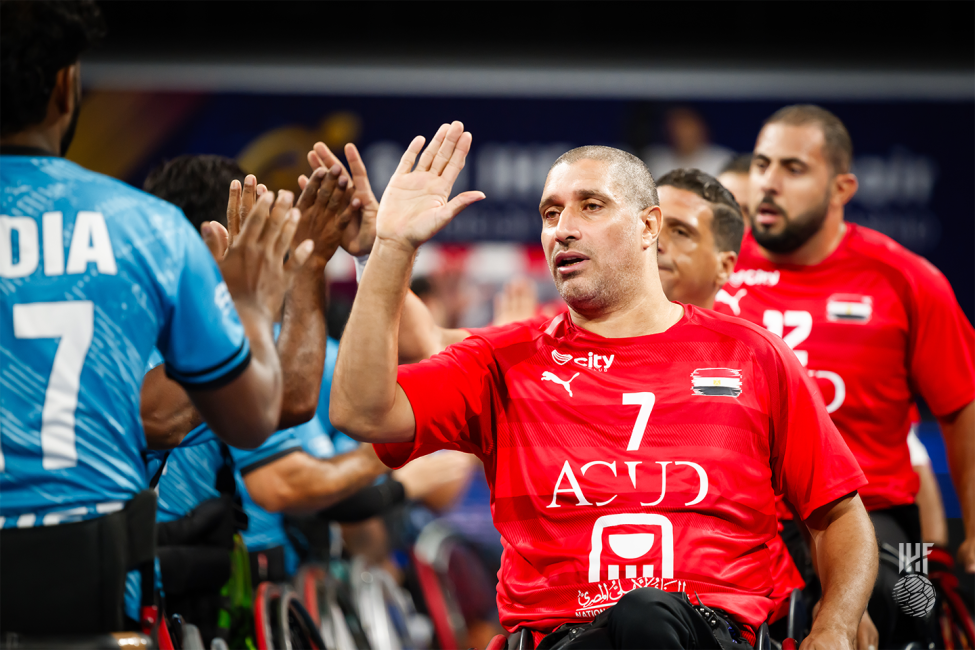 Egypt vs India wheelchair handball