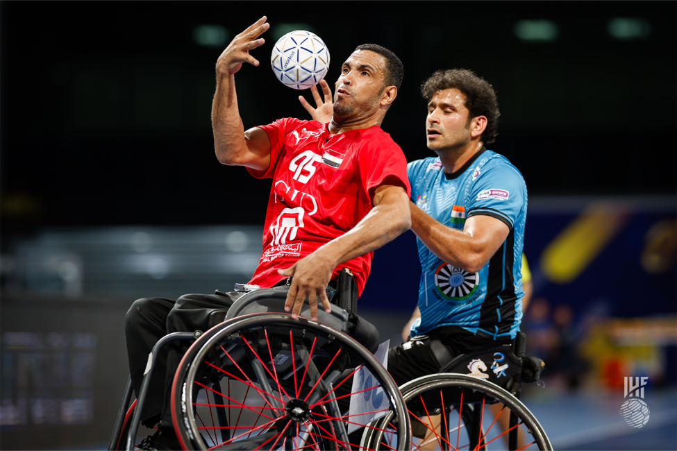 Egypt vs India wheelchair handball