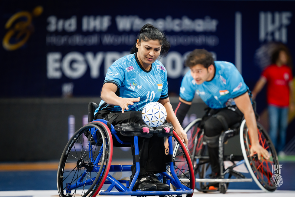 Egypt vs India wheelchair handball