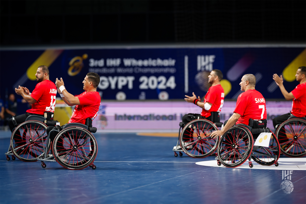 Egypt vs India wheelchair handball
