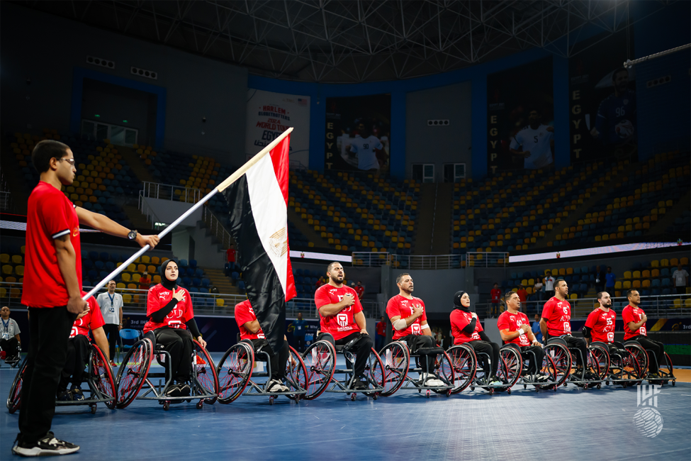 Egypt vs Japan wheelchair handball