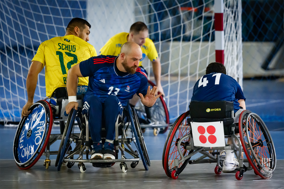 France vs Brazil wheelchair handball