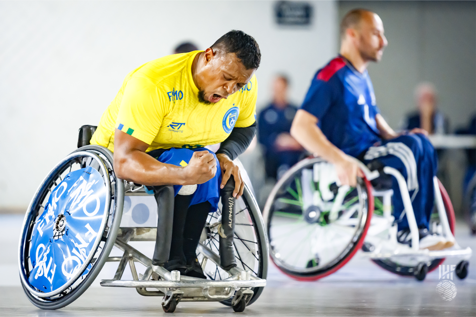 France vs Brazil wheelchair handball