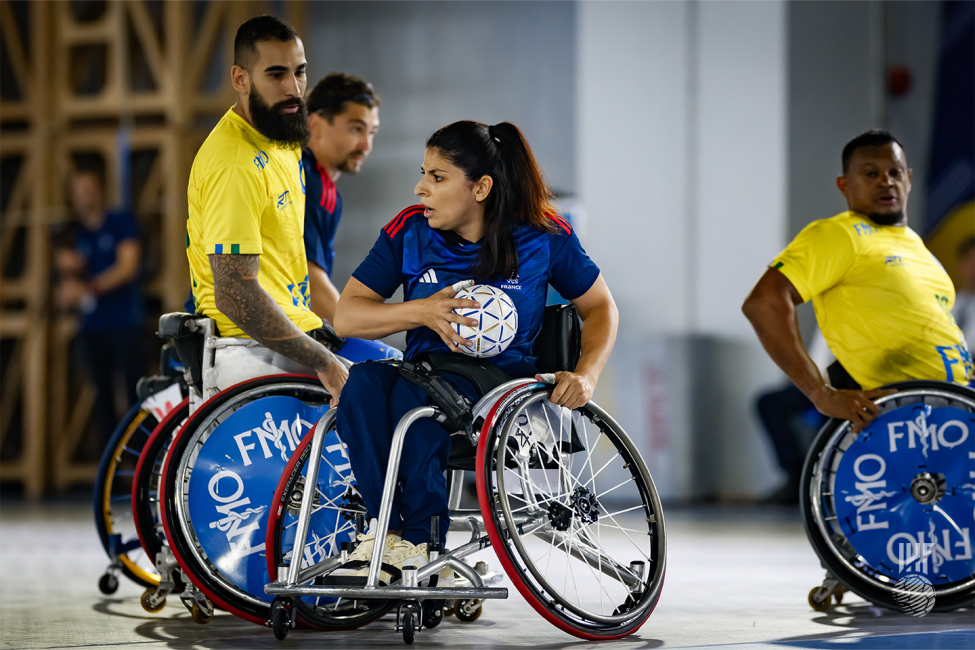 France vs Brazil wheelchair handball