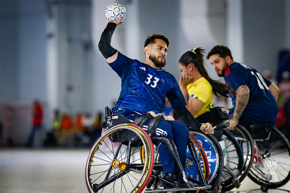 France vs Brazil wheelchair handball