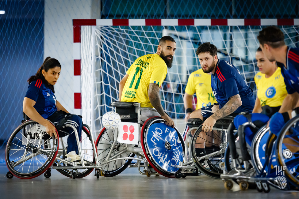 France vs Brazil wheelchair handball