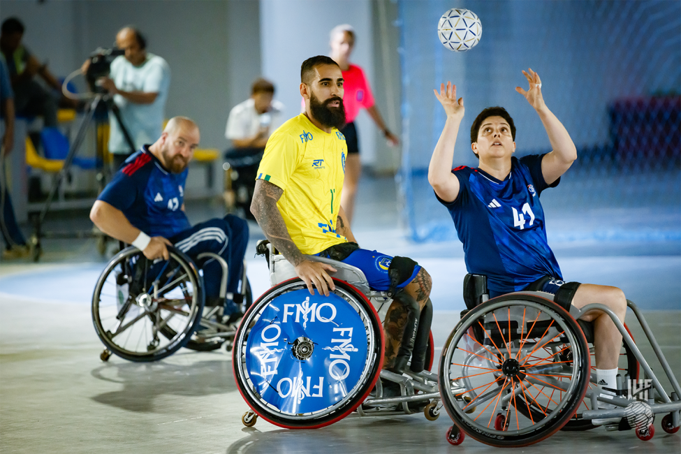 France vs Brazil wheelchair handball