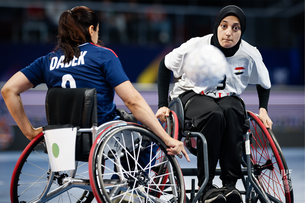 France vs Egypt wheelchair handball