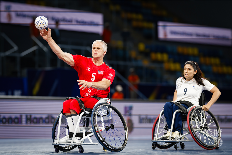 France vs USA wheelchair handball