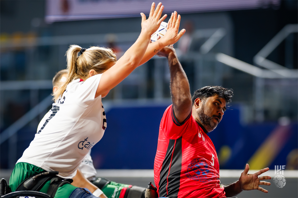 India vs Portugal wheelchair handball