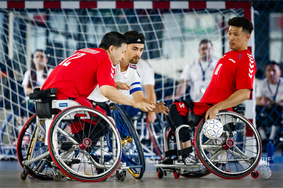 Japan vs France wheelchair handball