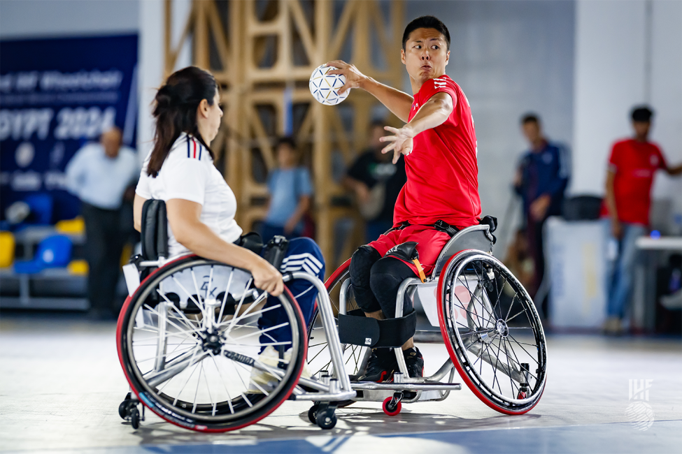 Japan vs France wheelchair handball