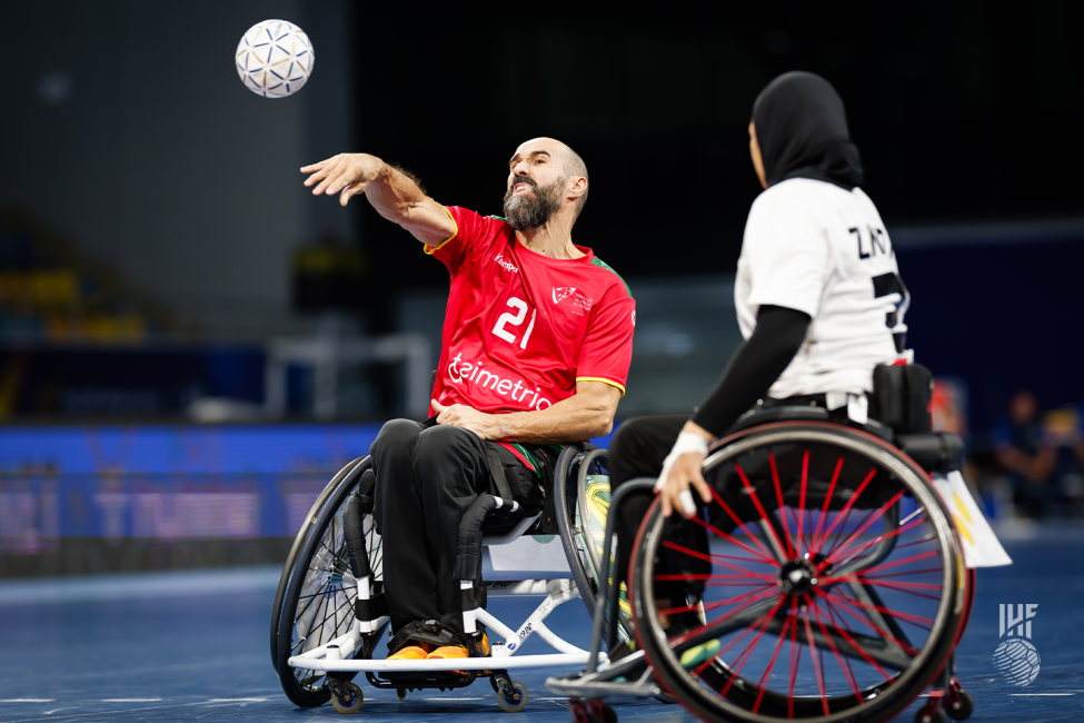 Portugal vs Egypt wheelchair handball