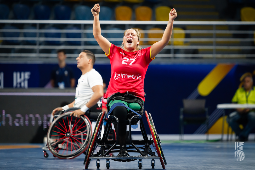 Portugal vs Egypt wheelchair handball